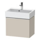 Duravit Waschtischunterschrank D-Neo Compact 58,4x37,2x44cm, 1 A, wandhängend, chr/Taup ma-1