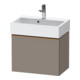 Duravit Waschtischunterschrank D-Neo Compact 58,4x37,2x44cm, 1 A, wd, b geb/Basalt ma-1