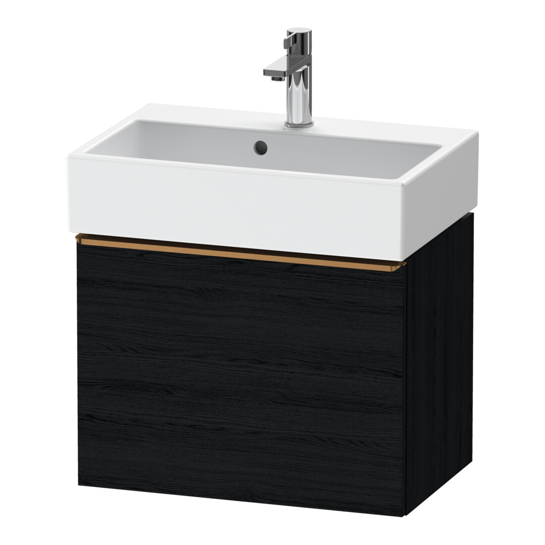 Duravit Waschtischunterschrank D-Neo Compact 58,4x37,2x44cm, 1 A, wd, b geb/Eiche sw