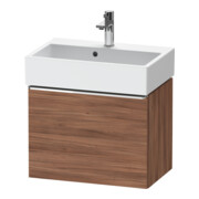 Duravit Waschtischunterschrank D-Neo Compact 58,4x37,2x44cm, 1 A, wd, chr/Nussb Nat