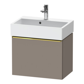 Duravit Waschtischunterschrank D-Neo Compact 58,4x37,2x44cm, 1 A, wd, g pol/Basalt ma