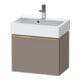 Duravit Waschtischunterschrank D-Neo Compact 58,4x37,2x44cm, 1 A, wd, g pol/Basalt ma-1