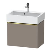 Duravit Waschtischunterschrank D-Neo Compact 58,4x37,2x44cm, 1 A, wd, g pol/Basalt ma