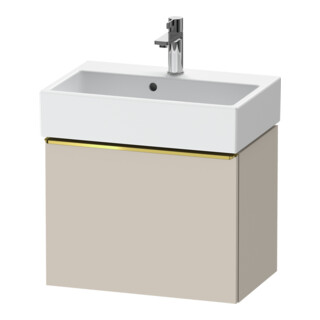 Duravit Waschtischunterschrank D-Neo Compact 58,4x37,2x44cm, 1 A, wd, g pol/Taupe ma
