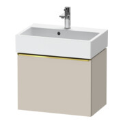 Duravit Waschtischunterschrank D-Neo Compact 58,4x37,2x44cm, 1 A, wd, g pol/Taupe ma