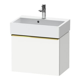 Duravit Waschtischunterschrank D-Neo Compact 58,4x37,2x44cm, 1 A, wd, gol pol/weiß ma