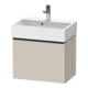 Duravit Waschtischunterschrank D-Neo Compact 58,4x37,2x44cm, 1 A, wd, sw/Taup ma-1