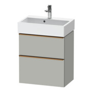 Duravit Waschtischunterschrank D-Neo Compact 58,4x37,2xcm, 1 Kast, 1 A, b geb/grau ma