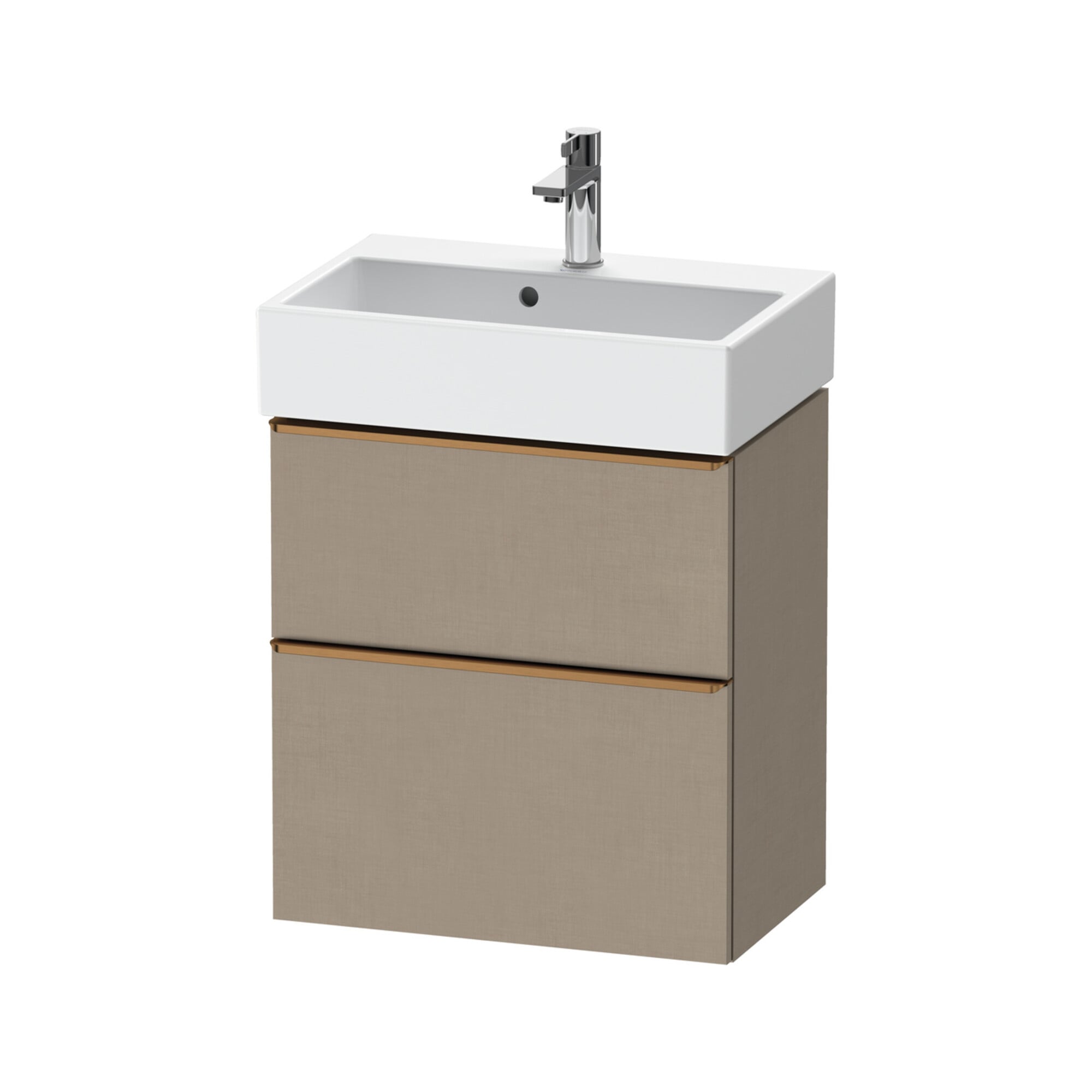 Duravit Waschtischunterschrank D-Neo Compact 58,4x37,2xcm, 1 Kast, 1 A, b geb/Leinen