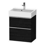 Duravit Waschtischunterschrank D-Neo Compact 58,4x37,2xcm, 1 Kast, 1 A, chr/Eiche sw