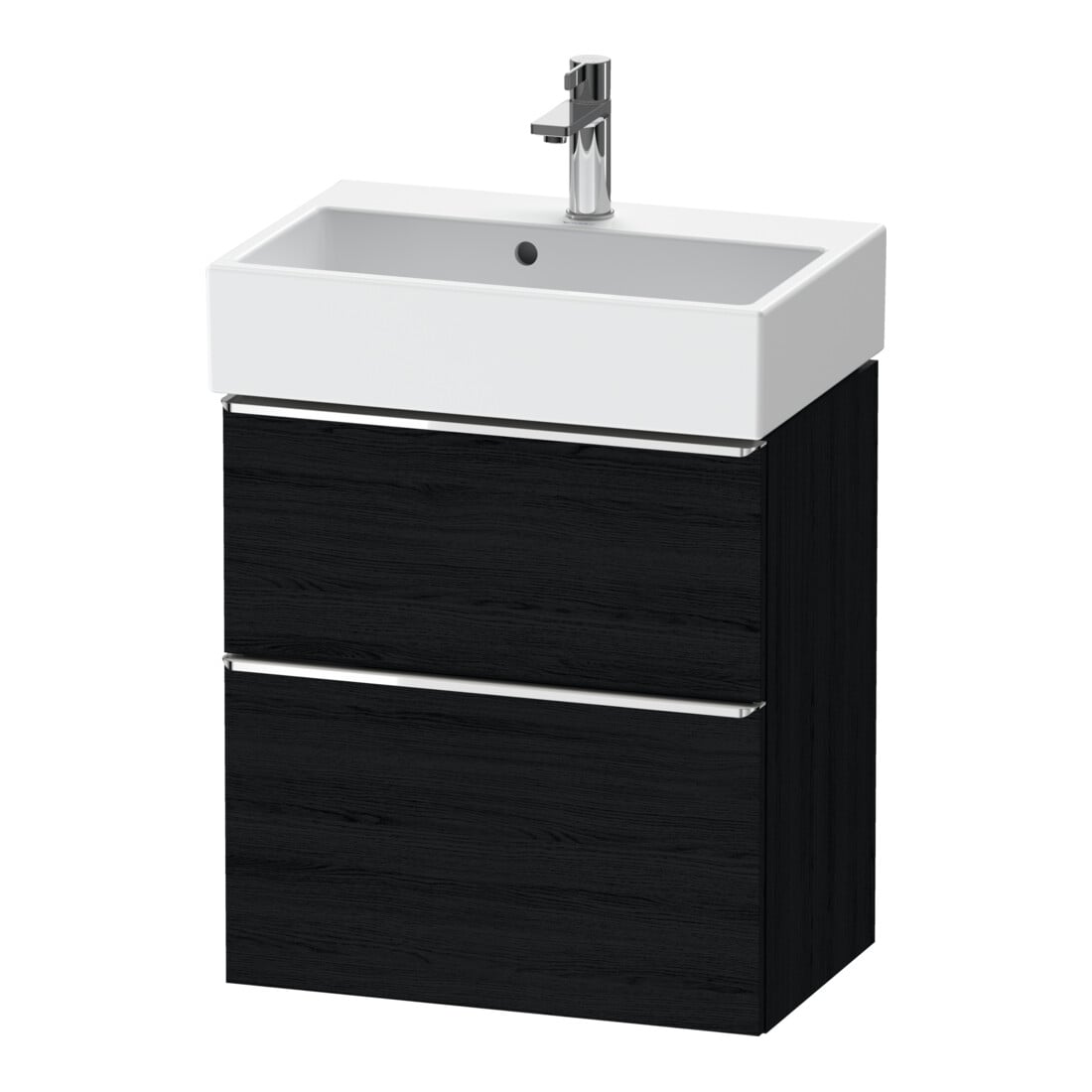 Duravit Waschtischunterschrank D-Neo Compact 58,4x37,2xcm, 1 Kast, 1 A, chr/Eiche sw