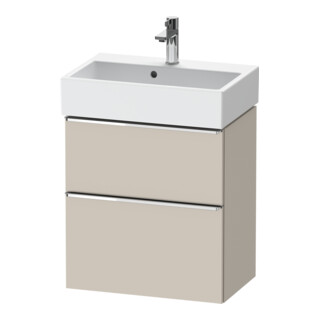 Duravit Waschtischunterschrank D-Neo Compact 58,4x37,2xcm, 1 Kast, 1 A, chr/Taup ma