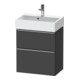 Duravit Waschtischunterschrank D-Neo Compact 58,4x37,2xcm, 1 Kast, 1 A, ES geb/Gra ma-1