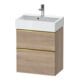 Duravit Waschtischunterschrank D-Neo Compact 58,4x37,2xcm, 1 Kast, 1 A, g pol/Ei ma-1