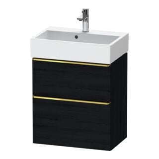 Duravit Waschtischunterschrank D-Neo Compact 58,4x37,2xcm, 1 Kast, 1 A, g pol/Ei sw