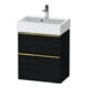 Duravit Waschtischunterschrank D-Neo Compact 58,4x37,2xcm, 1 Kast, 1 A, g pol/Ei sw-1