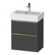 Duravit Waschtischunterschrank D-Neo Compact 58,4x37,2xcm, 1 Kast, 1 A, g pol/gra ma-1