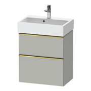 Duravit Waschtischunterschrank D-Neo Compact 58,4x37,2xcm, 1 Kast, 1 A, g pol/grau ma-1