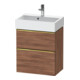 Duravit Waschtischunterschrank D-Neo Compact 58,4x37,2xcm, 1 Kast, 1 A, g pol/Nu Nat-1