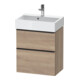 Duravit Waschtischunterschrank D-Neo Compact 58,4x37,2xcm, 1 Kast, 1 A, sw/Ei marm.-1