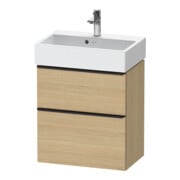 Duravit Waschtischunterschrank D-Neo Compact 58,4x37,2xcm, 1 Kast, 1 A, sw/Ei Nat