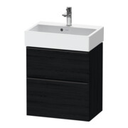 Duravit Waschtischunterschrank D-Neo Compact 58,4x37,2xcm, 1 Kast, 1 A, sw/Ei sw-1