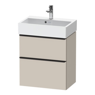 Duravit Waschtischunterschrank D-Neo Compact 58,4x37,2xcm, 1 Kast, 1 A, sw/Taup ma
