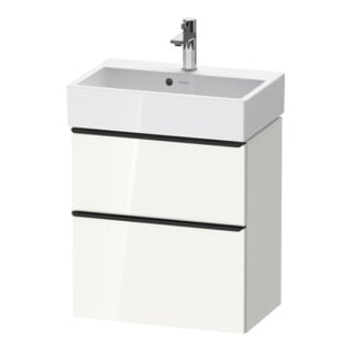 Duravit Waschtischunterschrank D-Neo Compact 58,4x37,2xcm, 1 Kast, 1 A, sw/w hgl