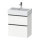 Duravit Waschtischunterschrank D-Neo Compact 58,4x37,2xcm, 1 Kast, 1 A, sw/w ma-1