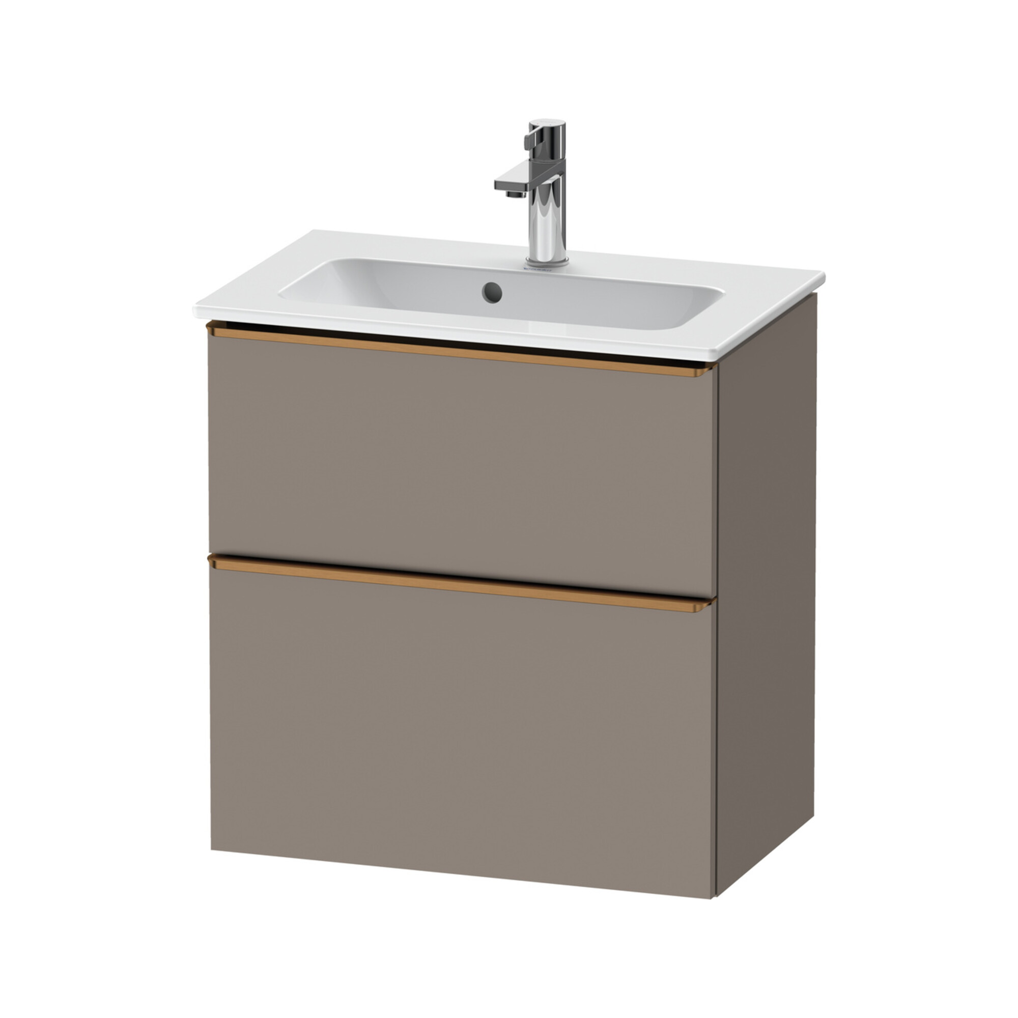 Duravit Waschtischunterschrank D-Neo Compact 61x37,2, b geb/Bas m, 1 Kast, 1 A, wandhängend