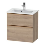 Duravit Waschtischunterschrank D-Neo Compact 61x37,2, b geb/Ei ma, 1 Kast, 1 A, wandhängend