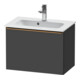 Duravit Waschtischunterschrank D-Neo Compact 61x37,2, b geb/Gra ma, 1 Ausz., wandhängend-1
