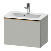 Duravit Waschtischunterschrank D-Neo Compact 61x37,2, b geb/grau ma, 1 Ausz., wandhängend