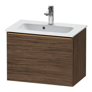 Duravit Waschtischunterschrank D-Neo Compact 61x37,2, b geb/Nu dkl., 1 Ausz., wandhängend