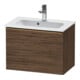 Duravit Waschtischunterschrank D-Neo Compact 61x37,2, b geb/Nu dkl., 1 Ausz., wandhängend-1