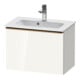Duravit Waschtischunterschrank D-Neo Compact 61x37,2, bron geb/we hgl, 1 Ausz., wandhängend-1
