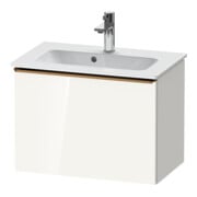 Duravit Waschtischunterschrank D-Neo Compact 61x37,2, bron geb/we hgl, 1 Ausz., wandhängend