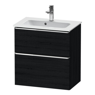 Duravit Waschtischunterschrank D-Neo Compact 61x37,2, ch/Ei s, 1 Kast, 1 Ausz., wandhängend