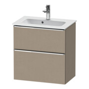 Duravit Waschtischunterschrank D-Neo Compact 61x37,2, ch/Lein, 1 Kast, 1 Ausz., wandhängend
