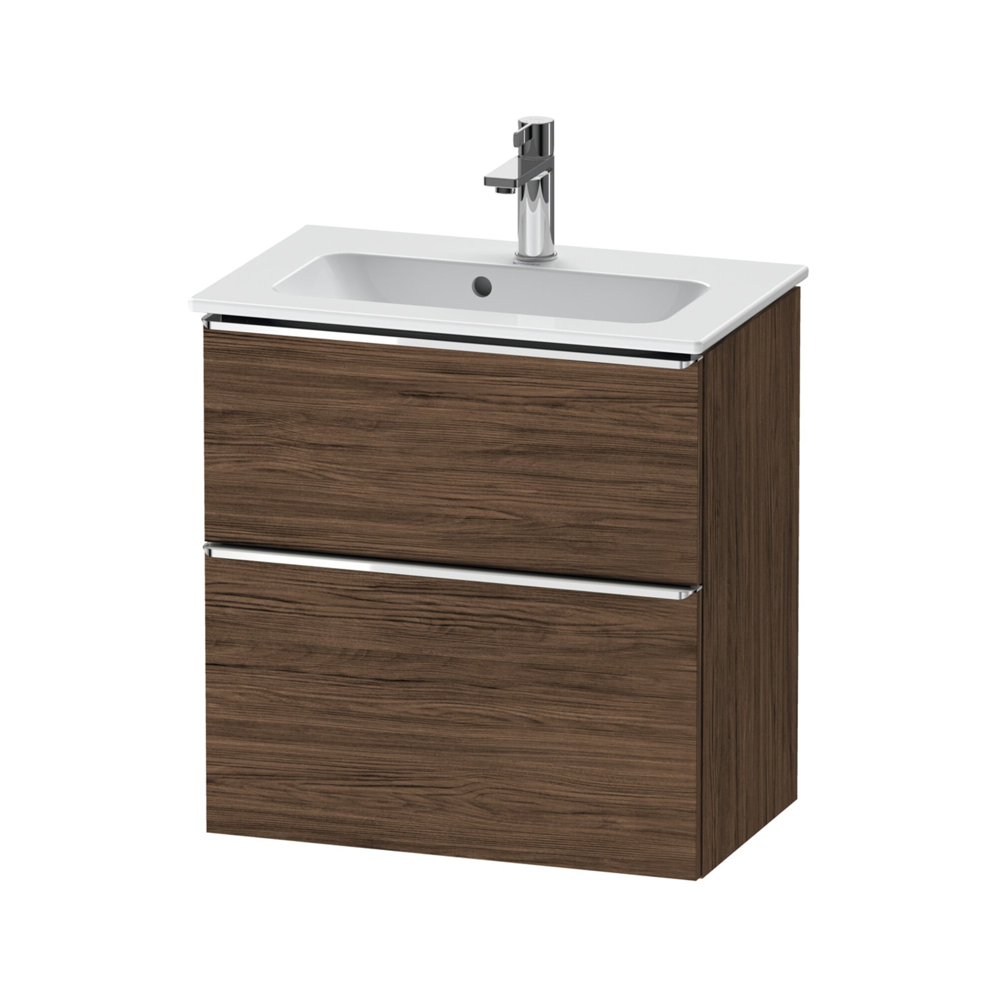 Duravit Waschtischunterschrank D-Neo Compact 61x37,2, ch/nb d, 1 Kast, 1 Ausz., wandhängend
