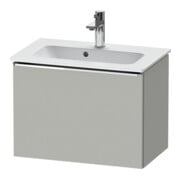 Duravit Waschtischunterschrank D-Neo Compact 61x37,2, chr/Beton ma, 1 Ausz., wandhängend