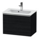 Duravit Waschtischunterschrank D-Neo Compact 61x37,2, chr/Eiche sw, 1 Ausz., wandhängend-1