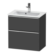 Duravit Waschtischunterschrank D-Neo Compact 61x37,2, chr/Gra m, 1 Kast, 1 A, wandhängend