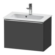 Duravit Waschtischunterschrank D-Neo Compact 61x37,2, chr/Grap ma, 1 Ausz., wandhängend