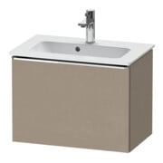 Duravit Waschtischunterschrank D-Neo Compact 61x37,2, chr/Leinen, 1 Ausz., wandhängend
