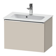 Duravit Waschtischunterschrank D-Neo Compact 61x37,2, chr/Taup ma, 1 Ausz., wandhängend