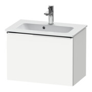 Duravit Waschtischunterschrank D-Neo Compact 61x37,2, chr/we ma, 1 Ausz., wandhängend