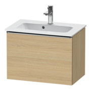 Duravit Waschtischunterschrank D-Neo Compact 61x37,2, ES geb/Ei Nat, 1 Ausz., wandhängend
