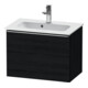 Duravit Waschtischunterschrank D-Neo Compact 61x37,2, ES geb/Eiche sw, 1 Ausz., wandhängend-1