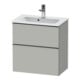Duravit Waschtischunterschrank D-Neo Compact 61x37,2, ES geb/gr m, 1 Kast, 1 A, wandhängend-1